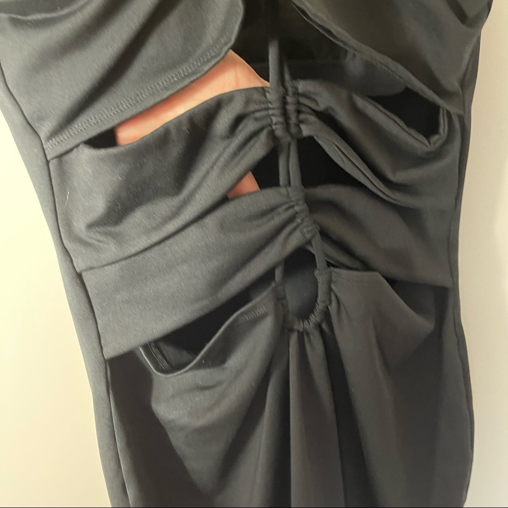 Fabletics Bailey Ruched Strappy Back Active Dress… - image 7